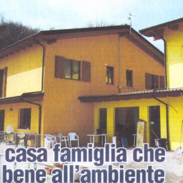 La casa in bioedilizia anche per il sociale